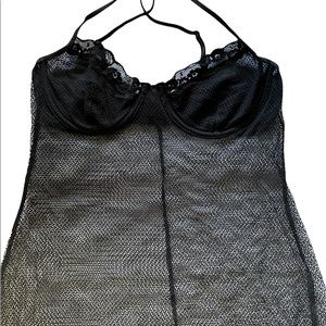 Victoria Secret Fishnet Lingerie Size 34 C